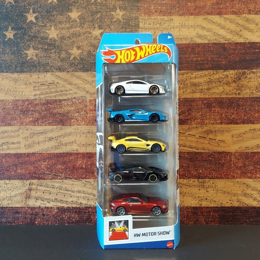 Hotwheels Sports Cars 5 Pack Motor Show